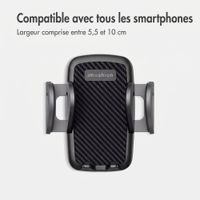 imoshion Support de téléphone pour voiture - Universel - Réglable - Grille de ventilation - Noir