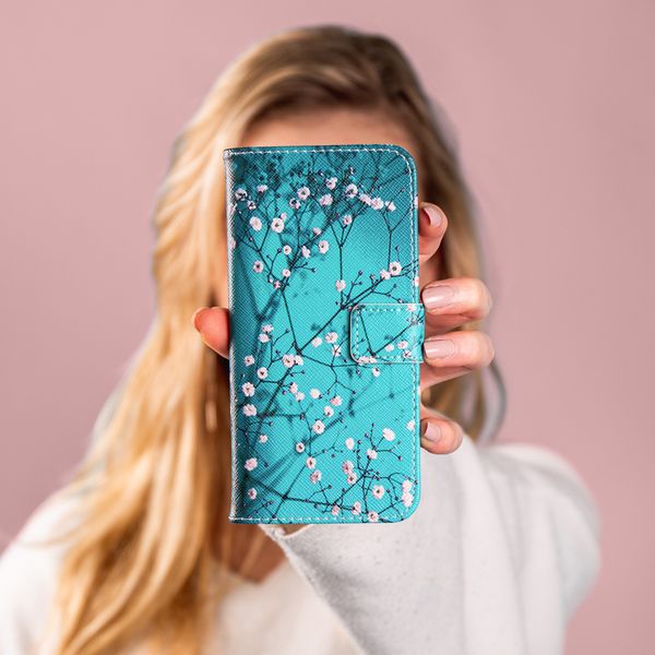 imoshion Design Softcase Bookcase Samsung Galaxy S21 Plus - Blossom