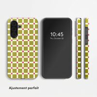 Selencia Coque arrière Vivid Samsung Galaxy A37 (5G) - Check This Olive
