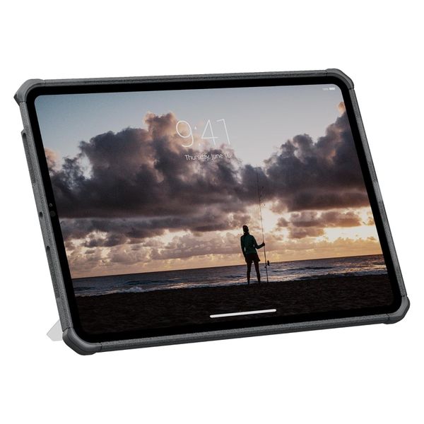 UAG Coque arrière Scout Plus avec support Scout Apple iPad Pro 11 (2025) M5 / (2024) M4 - Ash