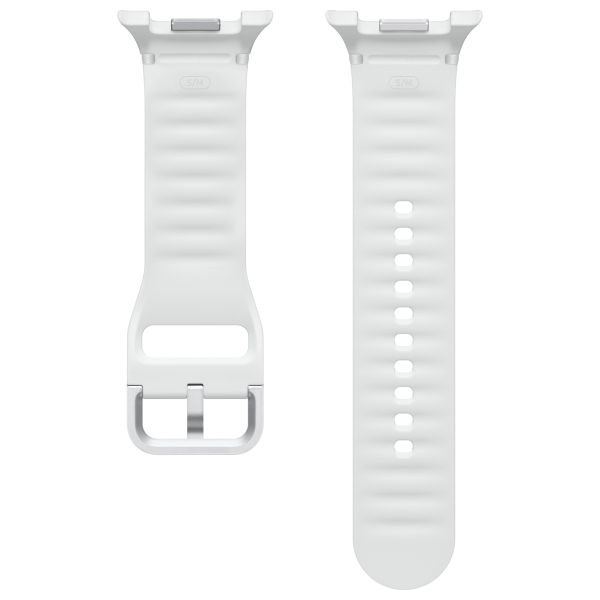 Samsung Bracelet Sport original Samsung Galaxy Watch 8 (40/44mm) / Classic (46mm) - S/M - Blanc