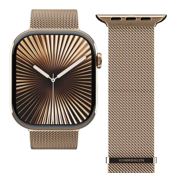 Vonmählen Bracelet Milanese Loop 2 Apple Watch | 44/45/46/49 mm - Sunset Gold