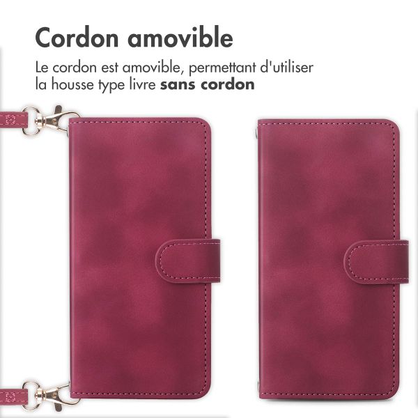imoshion Etui de télephone portefeuille avec cordon Google Pixel 8a - Rouge