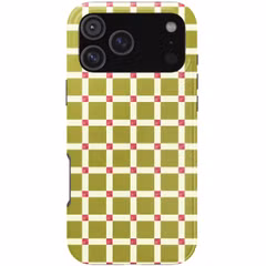 Selencia Coque arrière Vivid Apple iPhone 18 Pro Max / 17 Pro Max - Check This Olive