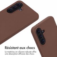 imoshion Coque en silicone avec cordon Samsung Galaxy A57 (5G) - Marron