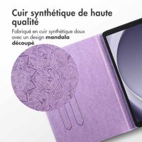imoshion Coque tablette Samsung Galaxy Tab A9 Plus - Lilas
