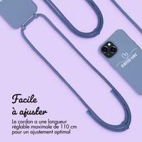 Coque Color MagSafe avec cordon amovible et photo et/ou texte personnalisés Apple iPhone 15 - Petit cœur orné