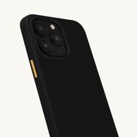 Selencia Coque arrière Rivièra avec MagSafe avec crochets amovibles Apple iPhone 14 Pro - Velvet Black