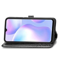 Etui de télephone portefeuille Mandala Xiaomi Redmi 9A - Noir