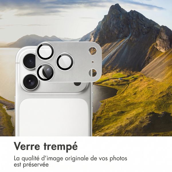 imoshion Protection Caméra en verre trempé 2 Pack pour l'Apple iPhone 18 Pro - Argent