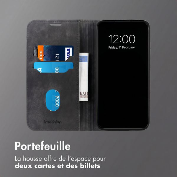 imoshion Étui de téléphone portefeuille Slim Oppo Reno15 (5G) - Noir