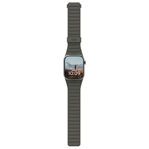 UAG Bracelet Pathfinder réversible en silicone Apple Watch | 44/45/46/49 mm - Olive/Rust