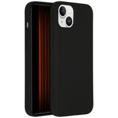 Accezz Coque Liquid Silicone avec MagSafe Apple iPhone 15 Plus - Noir