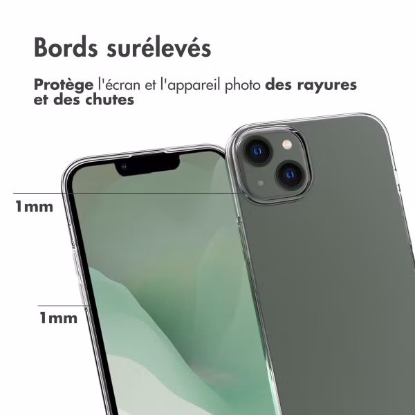 Accezz Coque Clear Apple iPhone 14 Plus - Transparent