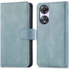 imoshion Étui de télephone portefeuille de luxe Oppo A78 (4G) - Bleu clair