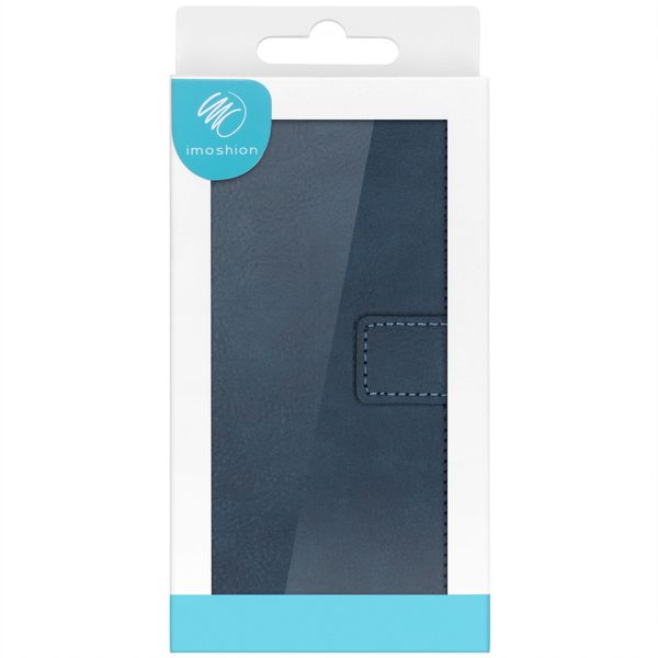 imoshion Étui de télephone portefeuille de luxe Apple iPhone 12 Mini - Bleu foncé
