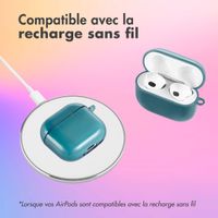 imoshion Coque Néon Apple AirPods 3 - Bleu Foncé