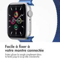 imoshion Bracelet magnétique milanais Apple Watch | 38/40/41/42 mm - Taille S - Bleu