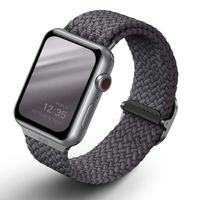 Uniq Bracelet tressé Aspen Apple Watch | 44/45/46/49 mm - Granite Grey