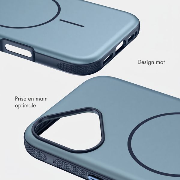 imoshion Coque arrière Color avec Thin MagSafe Ring Apple iPhone 17 - Bleu foncé