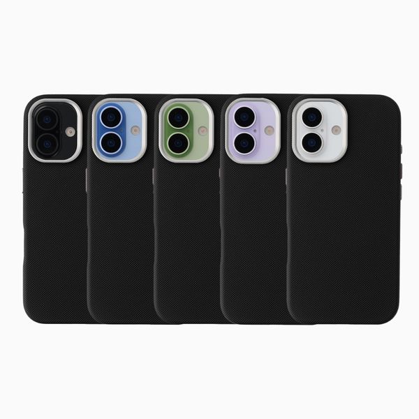 Accezz Coque arrière Mesh avec MagSafe Apple iPhone 17 - Noir