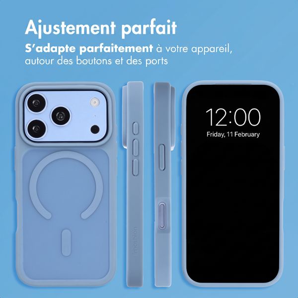 imoshion Coque Color Guard avec MagSafe Apple iPhone 18 Pro Max / 17 Pro Max - Bleu clair