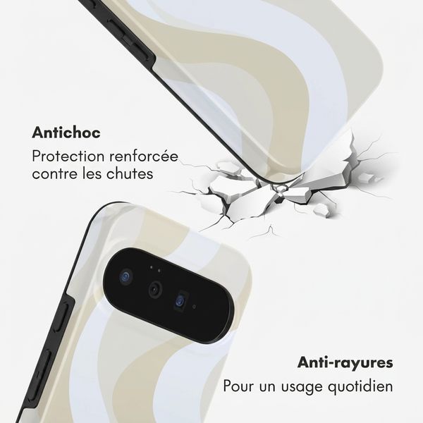Selencia Coque arrière Vivid avec MagSafe Google Pixel 11 - Desert Waves Beige