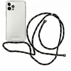 imoshion Coque arrière transparente avec cordon Apple iPhone 12 (Pro) - Noir & Doré