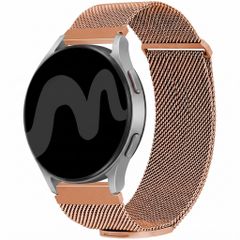 imoshion Bracelet magnétique milanais  - Connexion universelle 22 mm - Taille M - Rose Doré