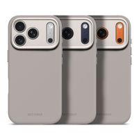Decoded Coque en silicone MagSafe Apple iPhone 17 Pro - Soft Taupe