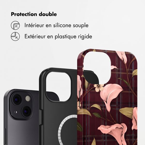 Selencia Coque arrière Vivid avec MagSafe Apple iPhone 13 - Autumn Muse