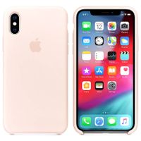 Apple Coque en silicone Apple iPhone X / Xs - Pink Sand