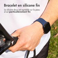 imoshion Bracelet Athletic en silicone Apple Watch | 44/45/46/49 mm - Bleu foncé