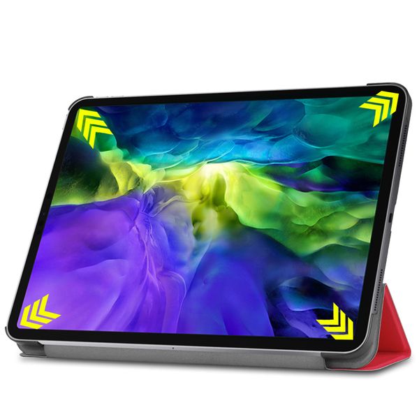 imoshion Coque tablette Trifold Apple iPad Pro 11 (2020) / iPad Pro 11 (2018) - Rouge