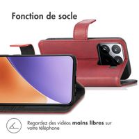 imoshion Étui de télephone portefeuille de luxe Xiaomi 15 - Rouge