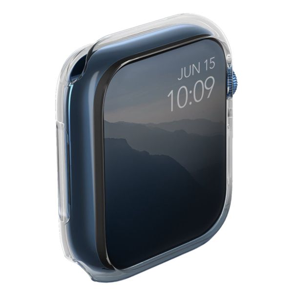 Uniq 2x Coque Glase Softcase Apple Watch 7 / 8 / 9 - 41 mm - Clear / Smoke