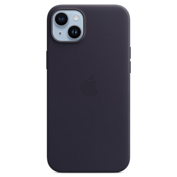 Apple Coque Leather MagSafe Apple iPhone 14 Plus - Ink