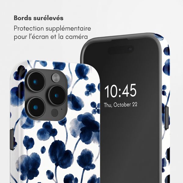 Selencia Coque arrière Vivid avec MagSafe Apple iPhone 15 Pro - Midnight Blossom