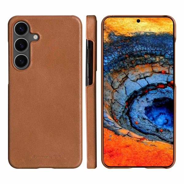 dbramante1928 Étui de télephone portefeuille Lynge Samsung Galaxy S25 - Marron