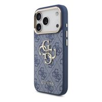 Guess Coque 4G Metal Logo Backcover Apple iPhone 18 Pro / 17 Pro - Blue