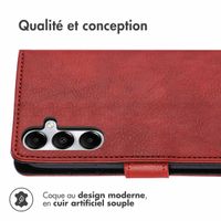 imoshion Étui de télephone portefeuille de luxe Samsung Galaxy A26 - Rouge