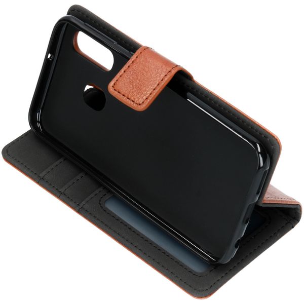 imoshion Étui de télephone portefeuille de luxe Samsung Galaxy A40 - Marron