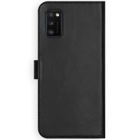 Selencia Étui portefeuille en cuir véritable Samsung Galaxy A41 - Noir