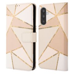 imoshion Étui de télephone portefeuille Design Samsung Galaxy A56 - Beige Graphic