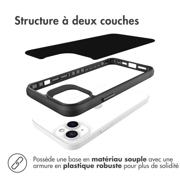 imoshion Rugged Hybrid Carbon Case Apple iPhone 14 Plus - Noir
