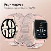 imoshion Bracelet en nylon  - Connexion universelle 20 mm - Rose