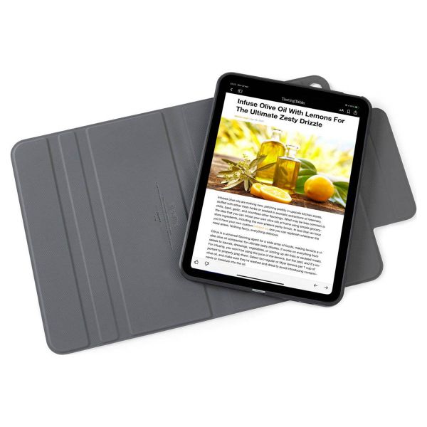 Pipetto Origami No5 Rotating Folio Case Apple iPad Air 11 pouces (2026) M4 / (2025) M3 / (2024) M2 / Air 5 (2022) / Air 4 (2020) - Noir