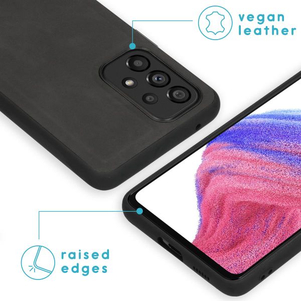 imoshion Etui de télephone luxe 2-en-1 amovible Samsung Galaxy A53 - Noir