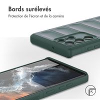 imoshion EasyGrip Backcover Samsung Galaxy S22 Ultra - Vert foncé