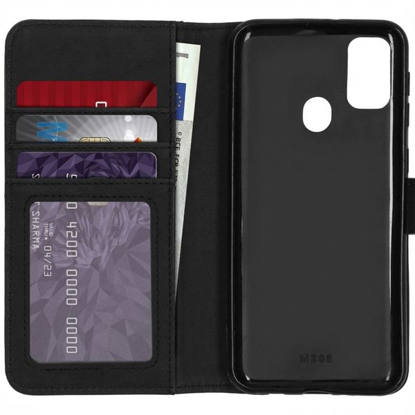 imoshion Étui de télephone portefeuille de luxe Samsung Galaxy M30s / M21 - Noir
